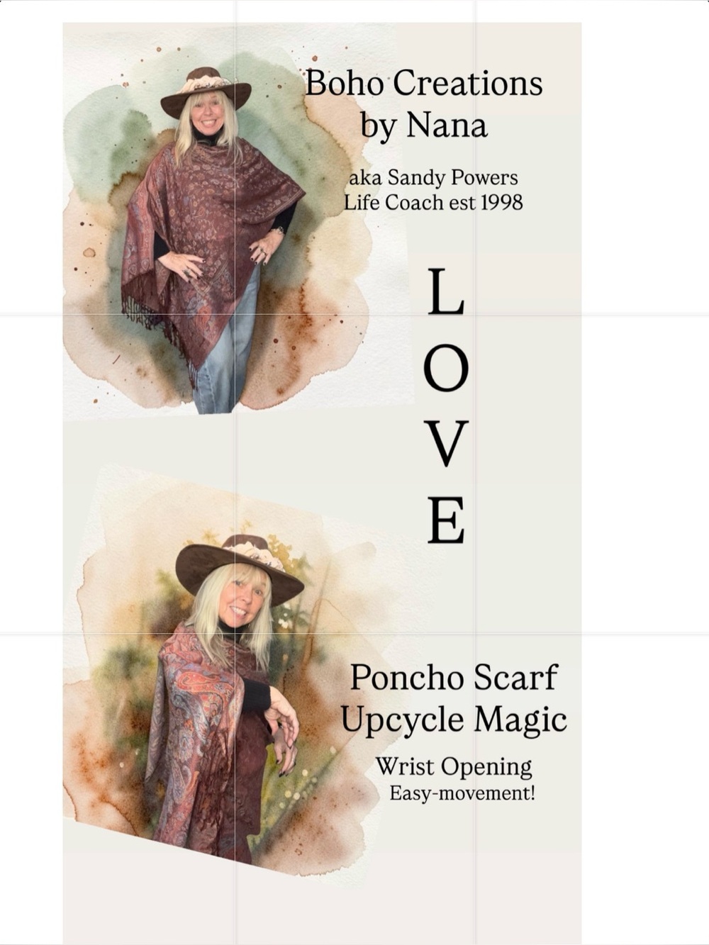 Poncho Scarf Upcycle Magic